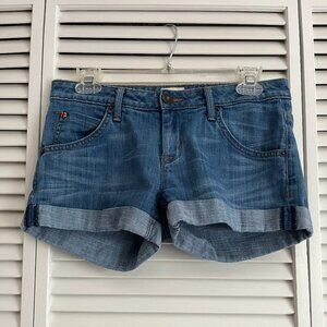 Hudson denim jean shorts blue size 26